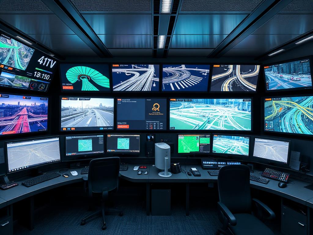Control room workstation setup