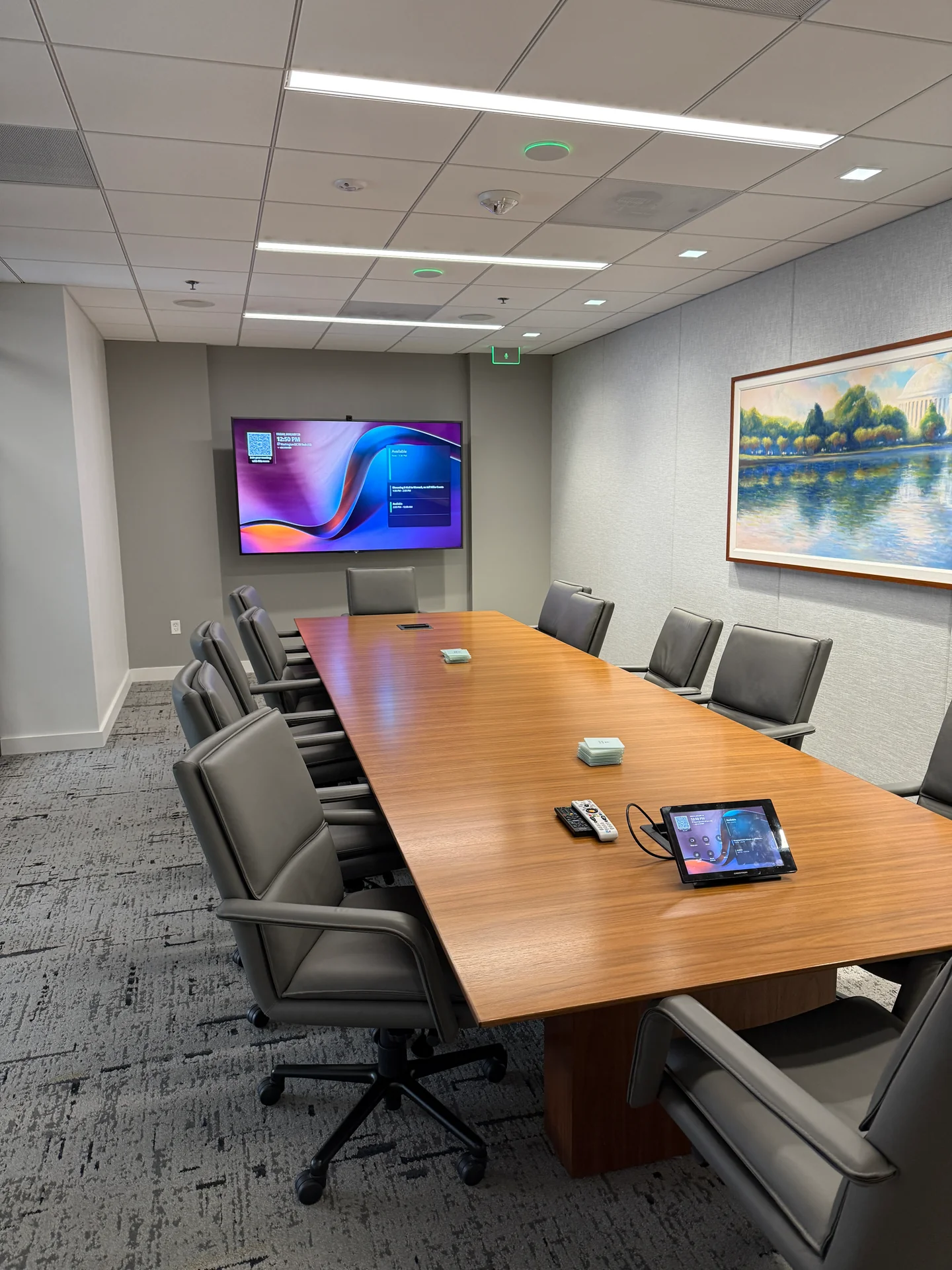 Meeting Room Display and Tabletop Controls