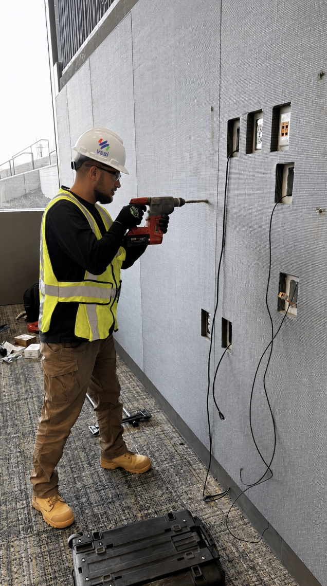 VSSi technician on-site installation