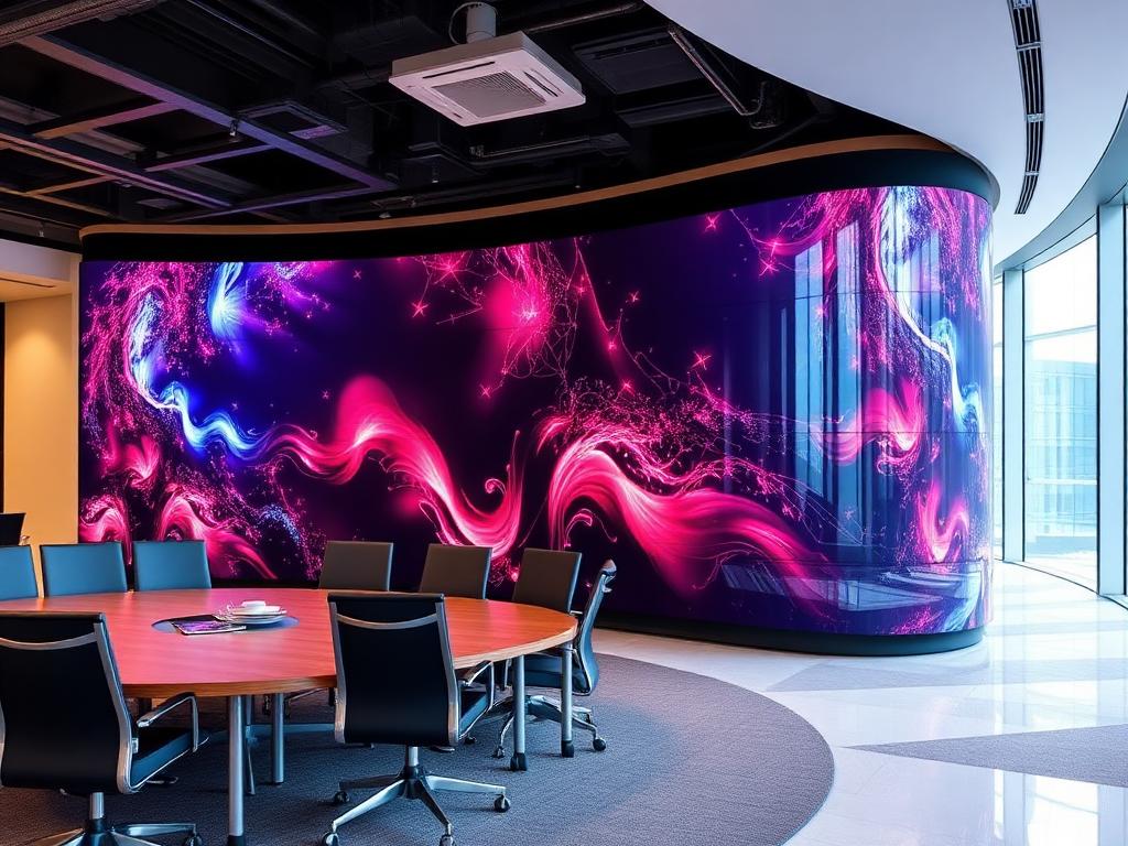 Conference center video wall